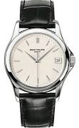 Patek Philippe Calatrava 5227G-001 - 18K White Gold Masterpiece, Swiss Clone, Black Roman Dial, Water-Resistant 30m Watch
