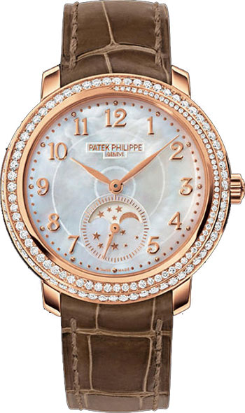 Patek Philippe Clone 4968R-001 Pearl Bezel Complications Luxury Watch