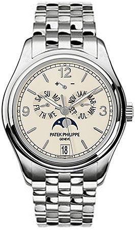 Patek Philippe Clone Complications 5146-1G Ivory Automatic Luxury Watch