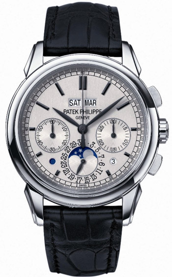 Patek Philippe Grand Complication Chronograph 5270G-001 Silver Dial Replica Watch