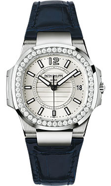 Patek Philippe Nautilus 41mm Black Steel Automatic ladies' Watch - 50m Water Resistant