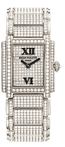 Patek Philippe Twenty~4 Clone 4909-50G Automatic Jet Black Face 42mm Water-Resistant Watch