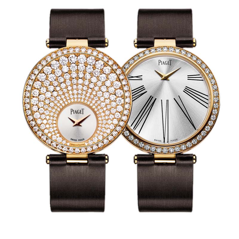 Piaget Swiss Clone G0A36243 Automatic 18K Rose Gold Case Jet Black Face Watch