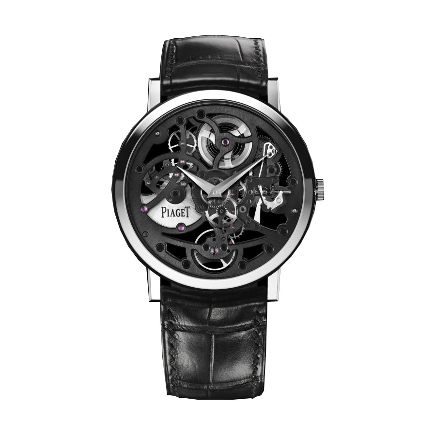 Piaget GOA40033 Clone Automatic Swiss Steel Black Dial Mens Watch