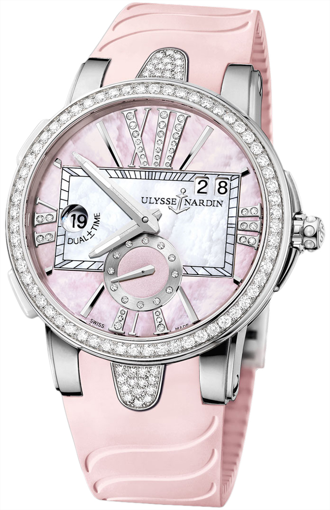 Ulysse Nardin Classic Chronograph Replica 39mm Pink Gold & Mother-of-Pearl Watch