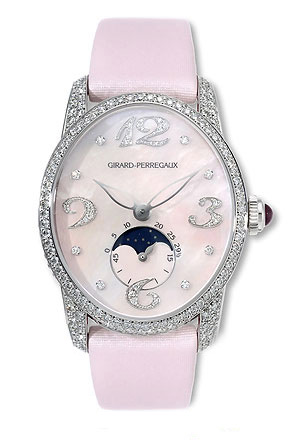Girard Perregaux Imitation Cats Eye 80490-D53-P963 18kt White Gold Automatic Watch