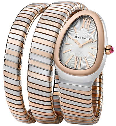 Bvlgari Opaline Dial Guilloché Watch - Silver & Sun-Ray Finish