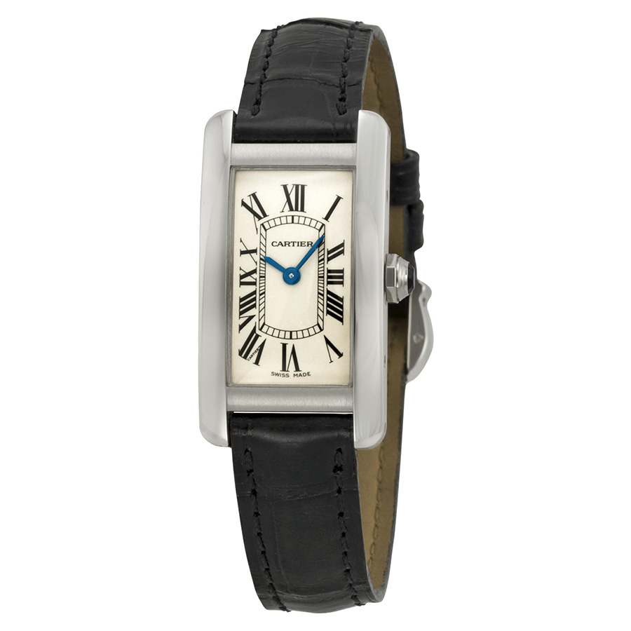 Cartier Tank W2601956 White Gold Quartz 28mm Classic Lady's Watch