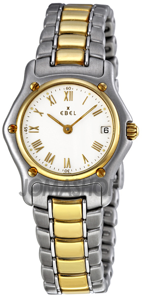 Ebel Classic 1088901 Women's Watch - Elegant Gold-Plated Timepiece with Swarovski Crystal Accents