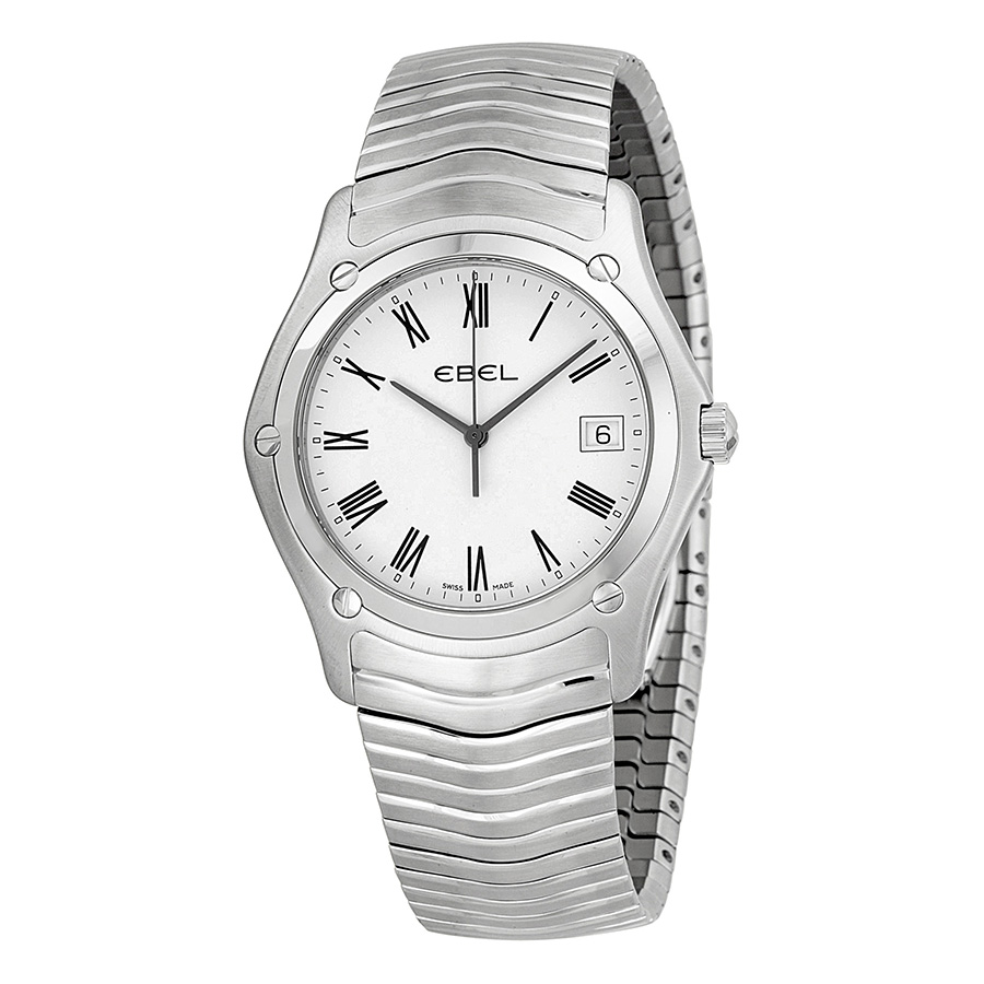 Ebel Classic 1215438 Swiss Imitation - Sleek 42mm Stainless Steel Watch with Silver Dial