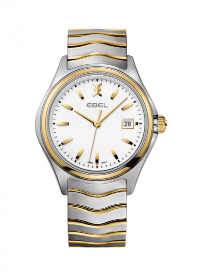 Ebel Wave Men's Watch: Automatic, Black Dial, Stainless Steel, 41mm, Diver-Inspired