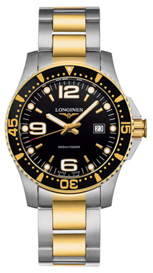 Longines HydroConquest Dive Master 300m Automatic Jet Black Face Watch