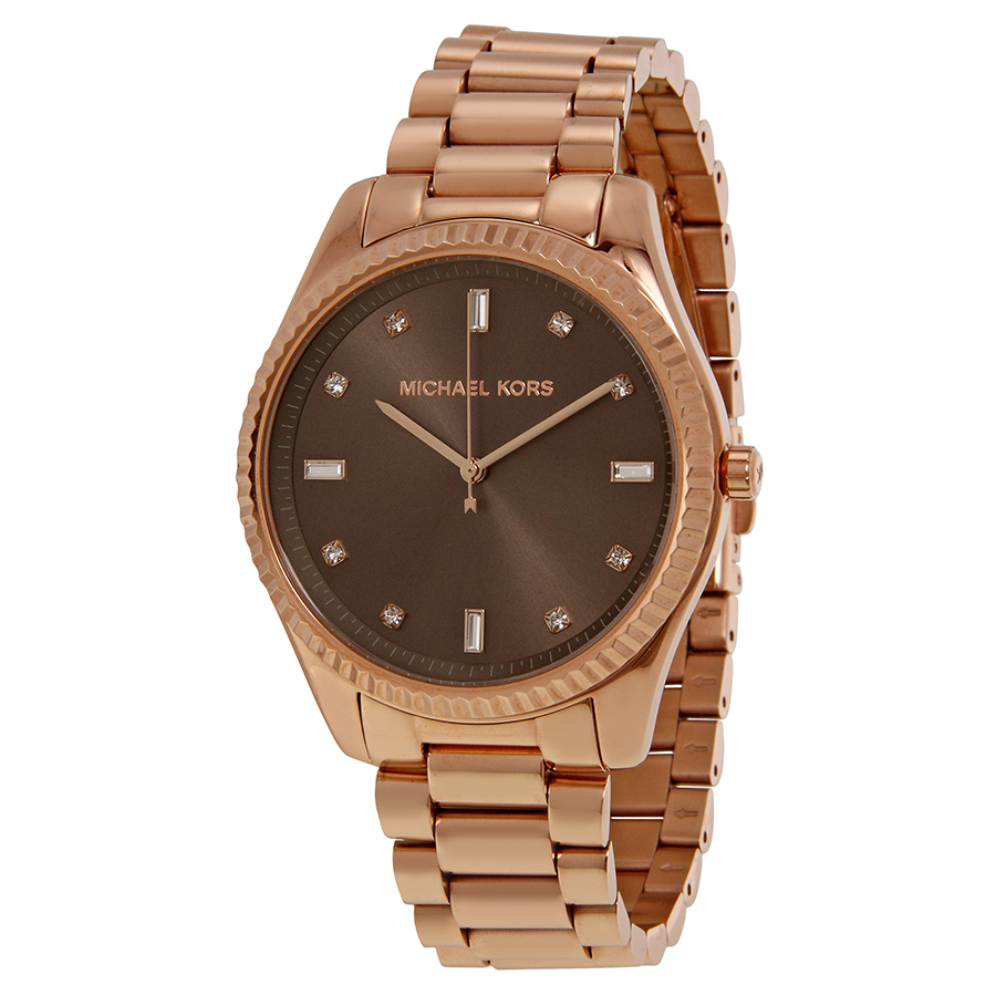 Michael Kors Blake MK3227 Imitation Watch - Genuine Leather Band - Classic Brown Dial