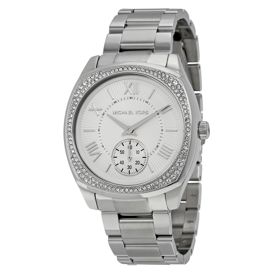 Michael Kors MK6133 Imitation Fashion Watch - Stainless Steel Case, Black Band, Quartz Movement