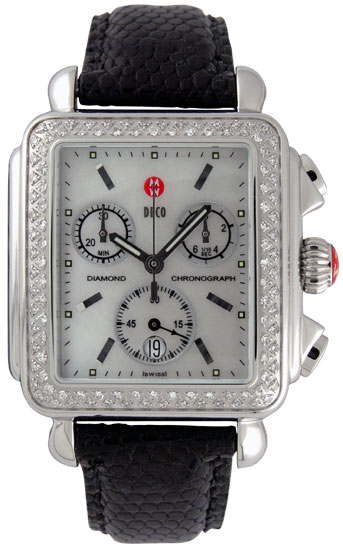 Michele MWW06A000058 Imitation Elegant Gold-Tone Watch with Swarovski Crystal Accents