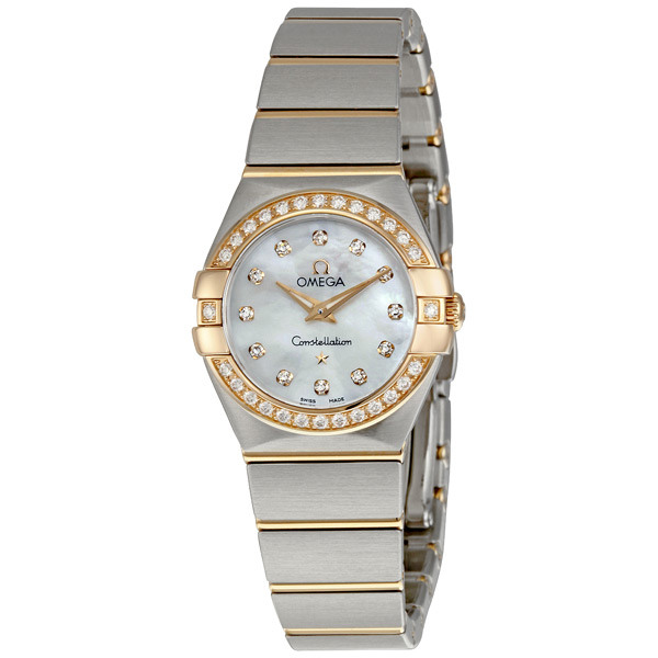 Omega Constellation Pearl Timepiece 24mm Gold Automatic Watch