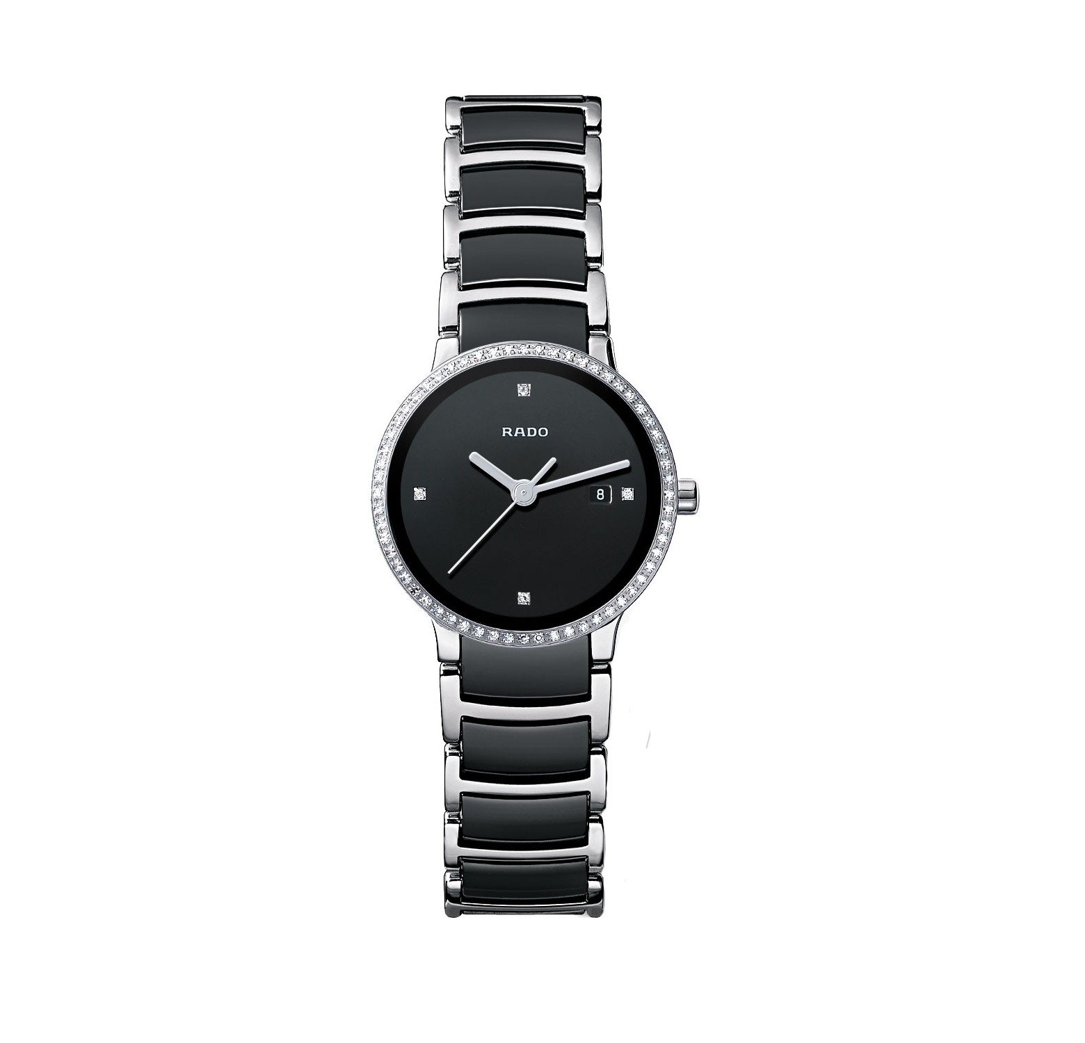 Rado Centrix Black PVD Case Automatic Timepiece