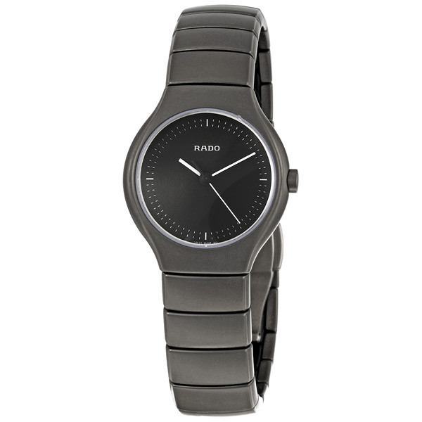 Rado R27899102 Imitation Platinized Ceramic Dive Watch - Automatic - Jet Black Face - 100m Water Resistant