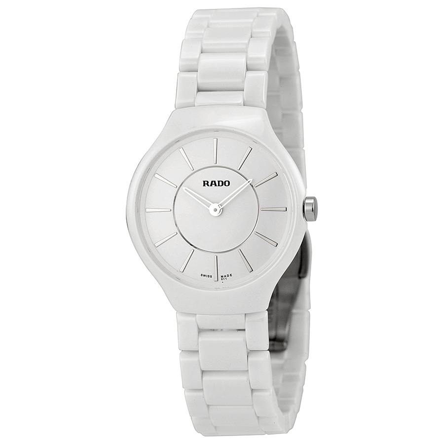 Rado True R27958112 Ceramic Chronograph White Face Automatic Watch