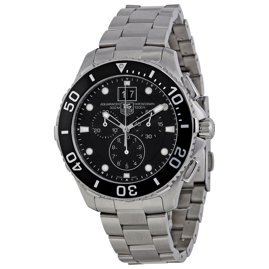 Tag Heuer Aquaracer Dive Master Replica - 42mm Stainless Steel Silver Face Quartz Watch