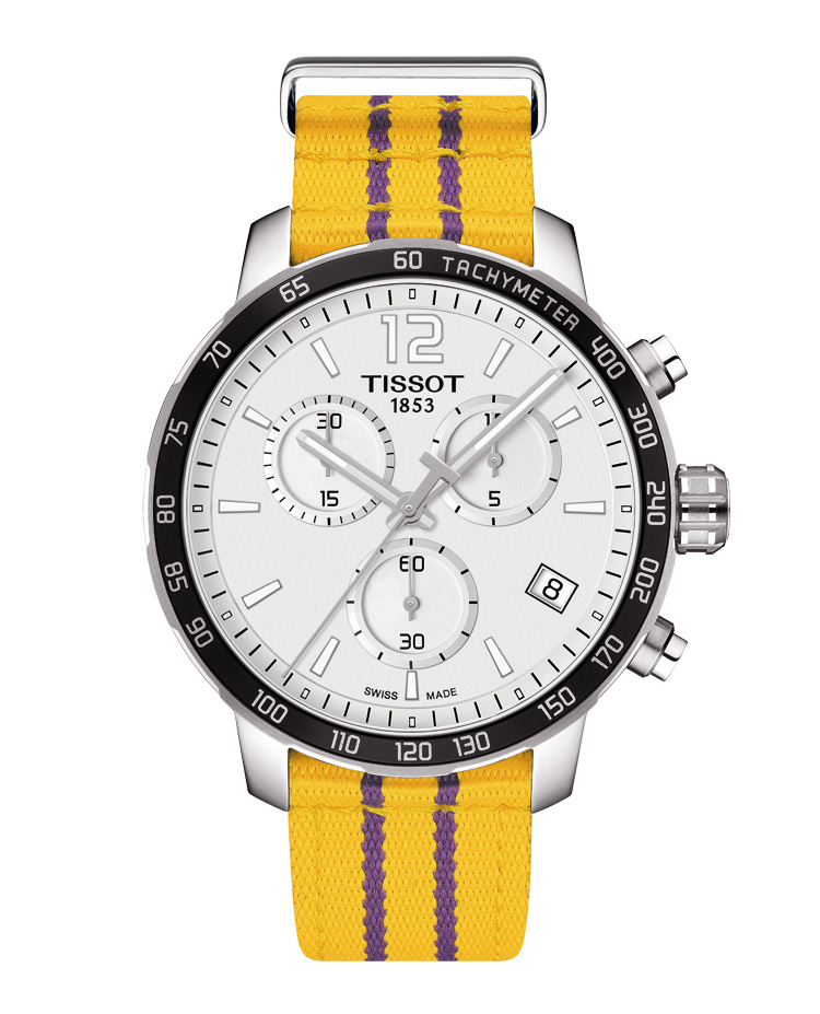 Tissot Avenger Men's Watch: Swiss Chronograph Steel Bezel Black Dial 43mm