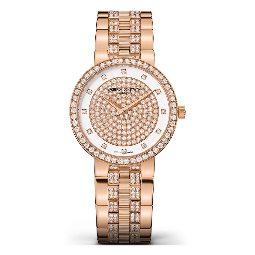 Vacheron Constantin Traditionnelle Swiss Clone 41mm Steel Case Automatic Black Dial Water Resistant Watch