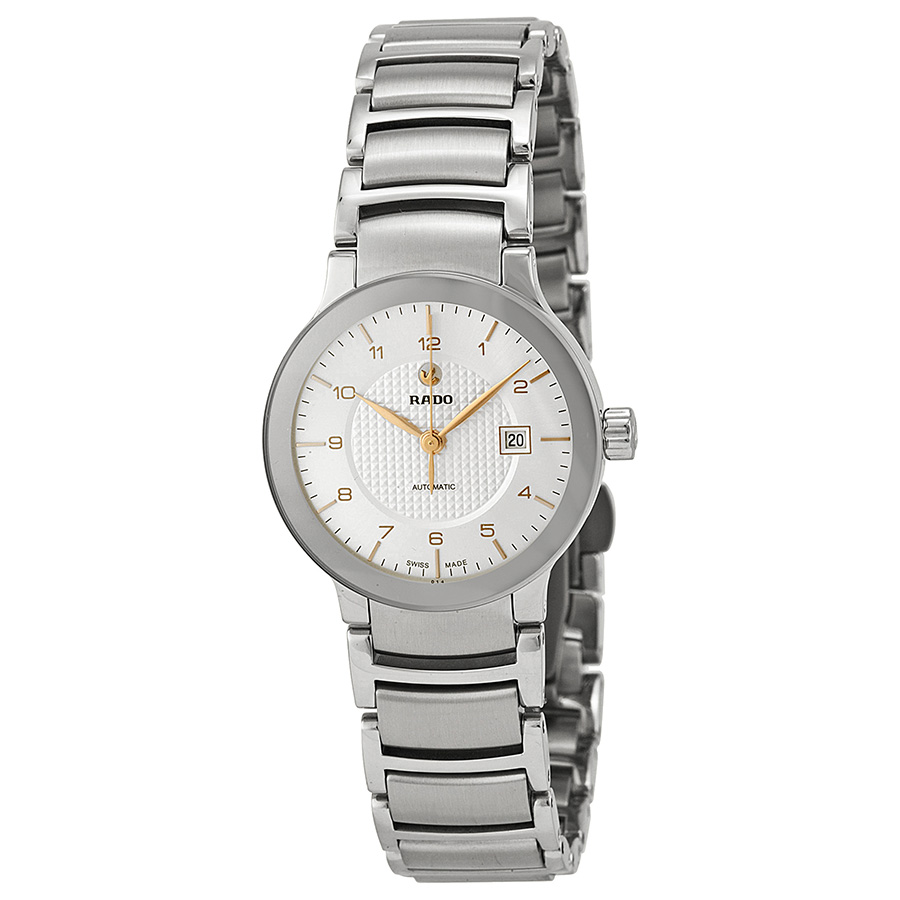 Rado Centrix Automatic Watch with Silver Dial and Steel Bracelet