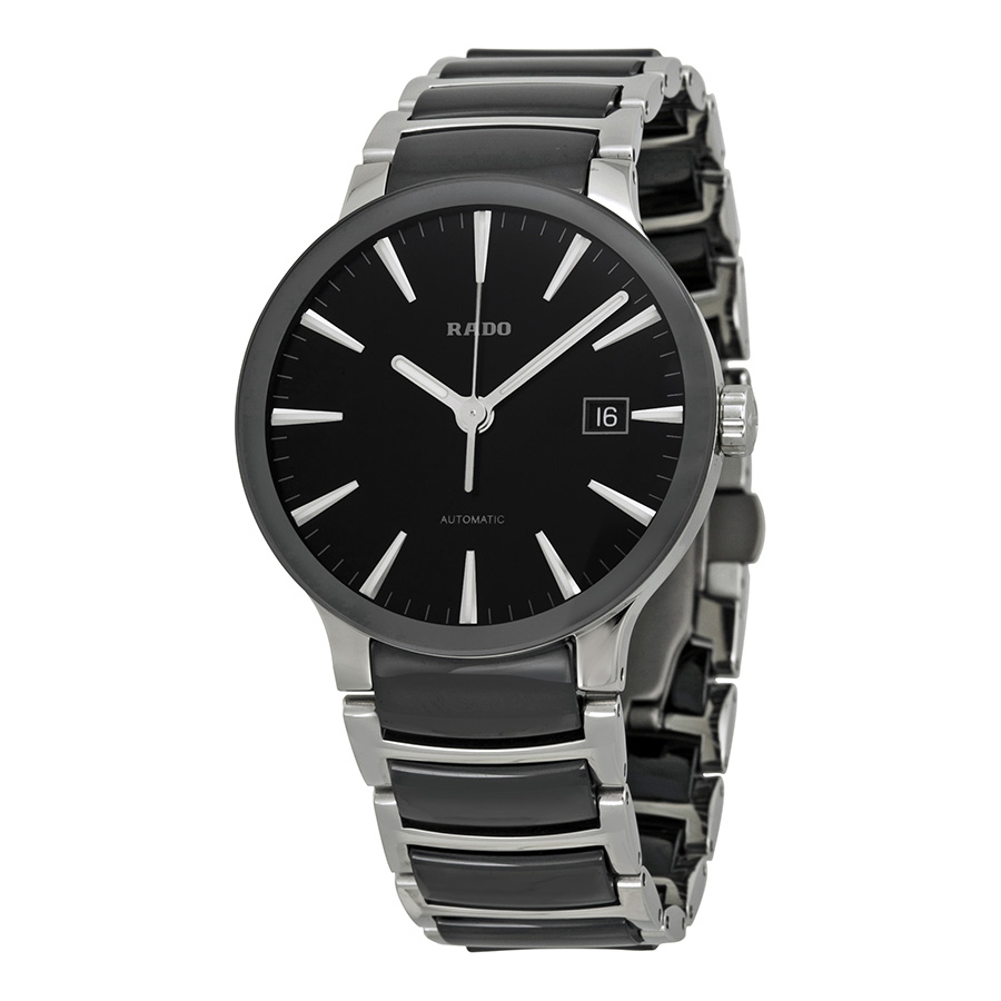 Rado Centrix R30941152 Clone: Swiss Automatic, Titanium Case, Black Sunray Dial, 30M Water Resistant Watch
