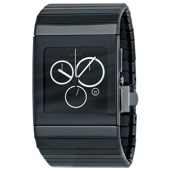 Rado Ceramica R21714152 Black Ceramic Automatic Chronograph Watch