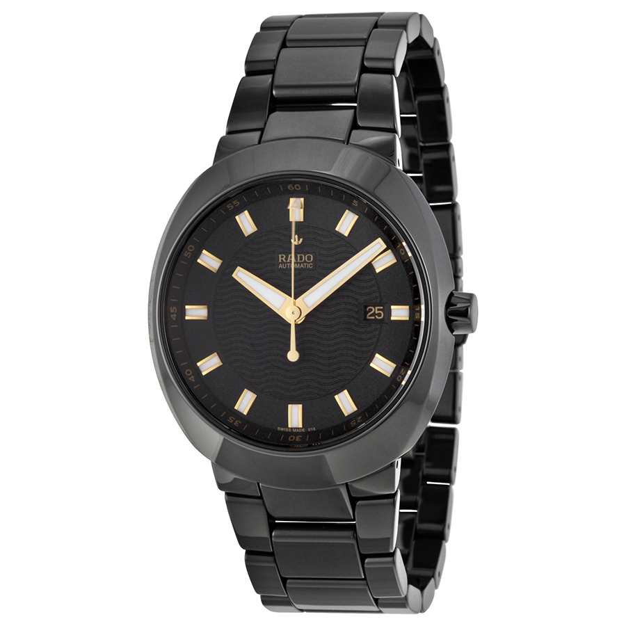 Rado D-Star R15609162 Swiss Clone Timepiece - Automatic Mechanic Black Index Hands 40mm Steel Case