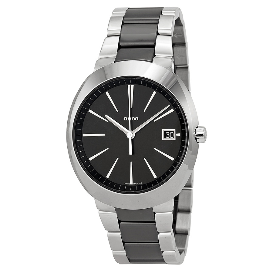 Rado D-Star Automatic 39mm Jet Black Steel Dial Men's Watch