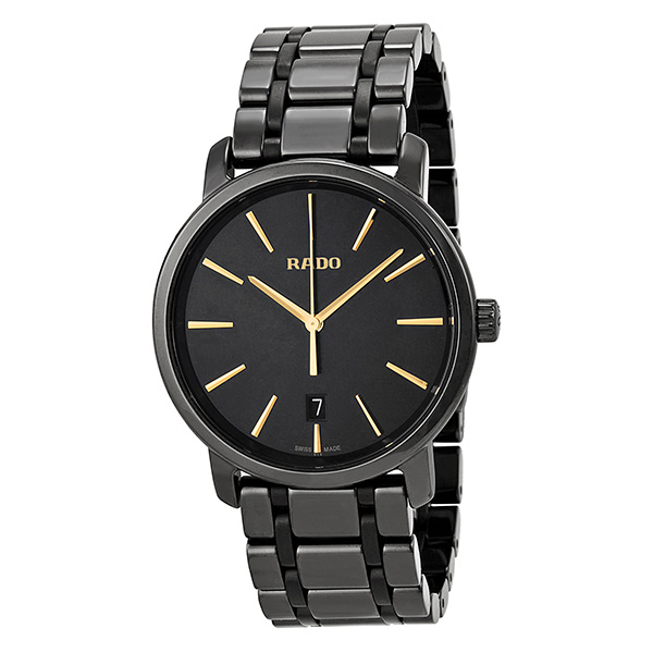 Rado Diamaster Classic Chronograph 42mm Steel Automatic Black Dial Men's Watch