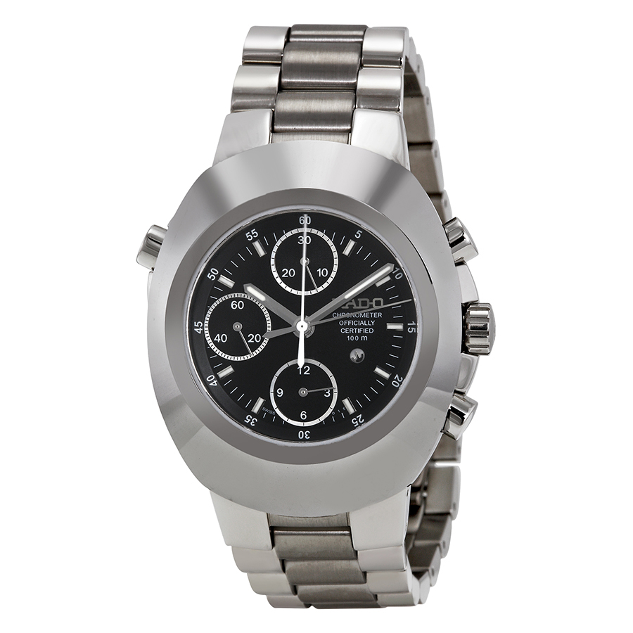 Rado Diastar Automatic Black Ceramic & Steel Scratchproof Watch