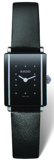 Rado DuraStar Automatic Chronograph Black Steel Watch with Sapphire Crystal