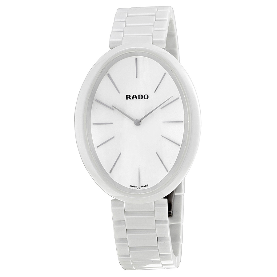 Rado Esenza R53092012 White Chronograph Watch - Elegant Swiss Replica