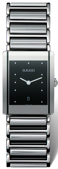Rado Integral R20486172 Unisex Automatic Titanium Bezel Jet Black Face 50m Water Resistant Watch