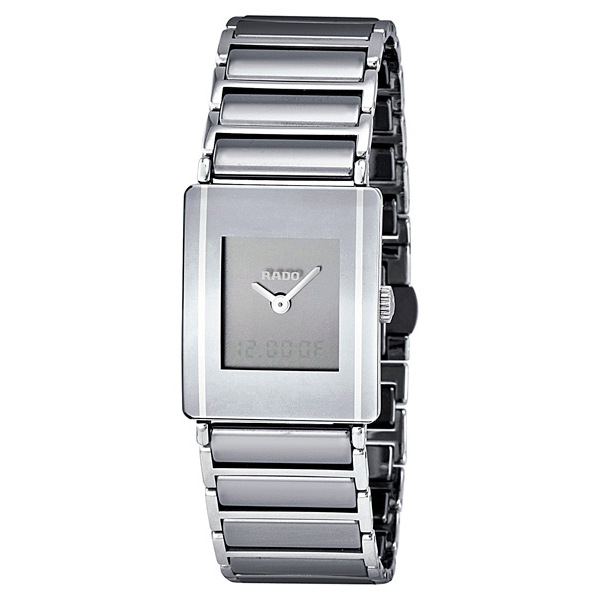 Rado Integral Chronograph Replica, Swiss Made, Steel Case, Black Chrono Dial, 100m Water Resistant Watch