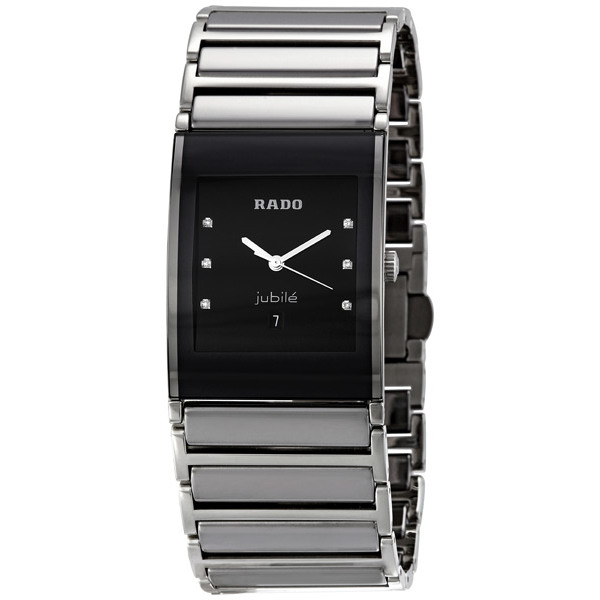 Rado Integral R20784759 Steel自动机械黑面潜水表