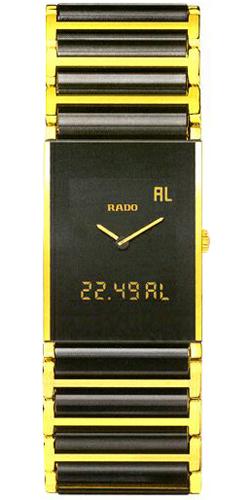 Rado Integral Black Ceramic & Steel Bracelet Watch - R20799152