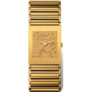 Rado Integral Automatic Chronograph 43mm Steel Case Jet Black Dial Water Resistant Watch