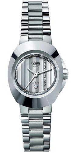Rado R12698723 Luxury Reps Steel Silver Dial Sparkling Diamond Timepiece