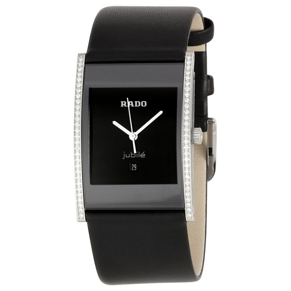 Rado D-Star R20757155 Lady's Watch: Diamond-Touch Steel Case, Swiss Quarts