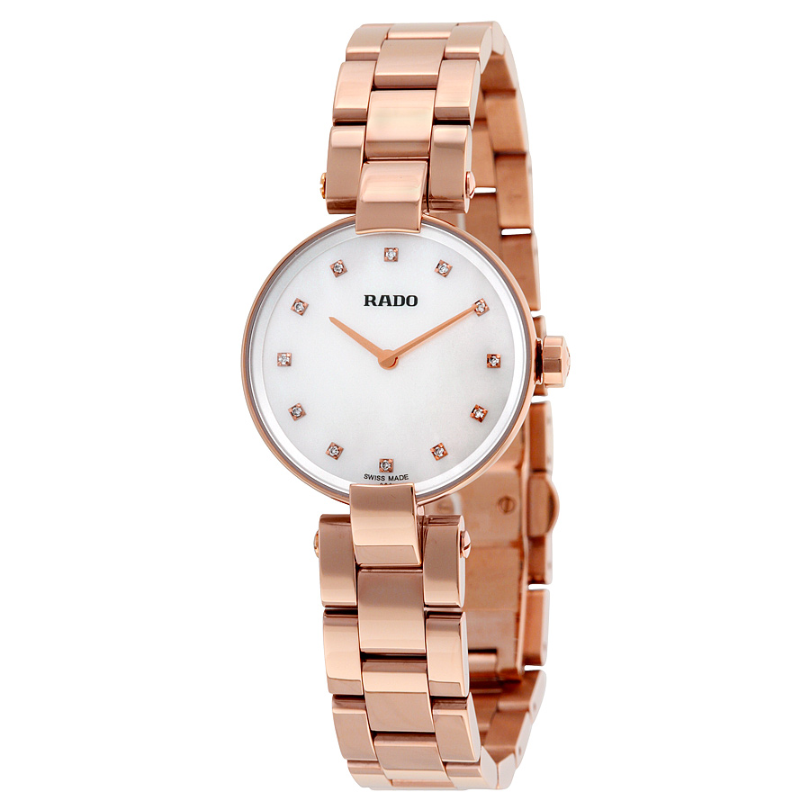 Rado Mother of Pearl Luxury Timepiece - Elegant 41mm Stainless Steel Automatic Watch