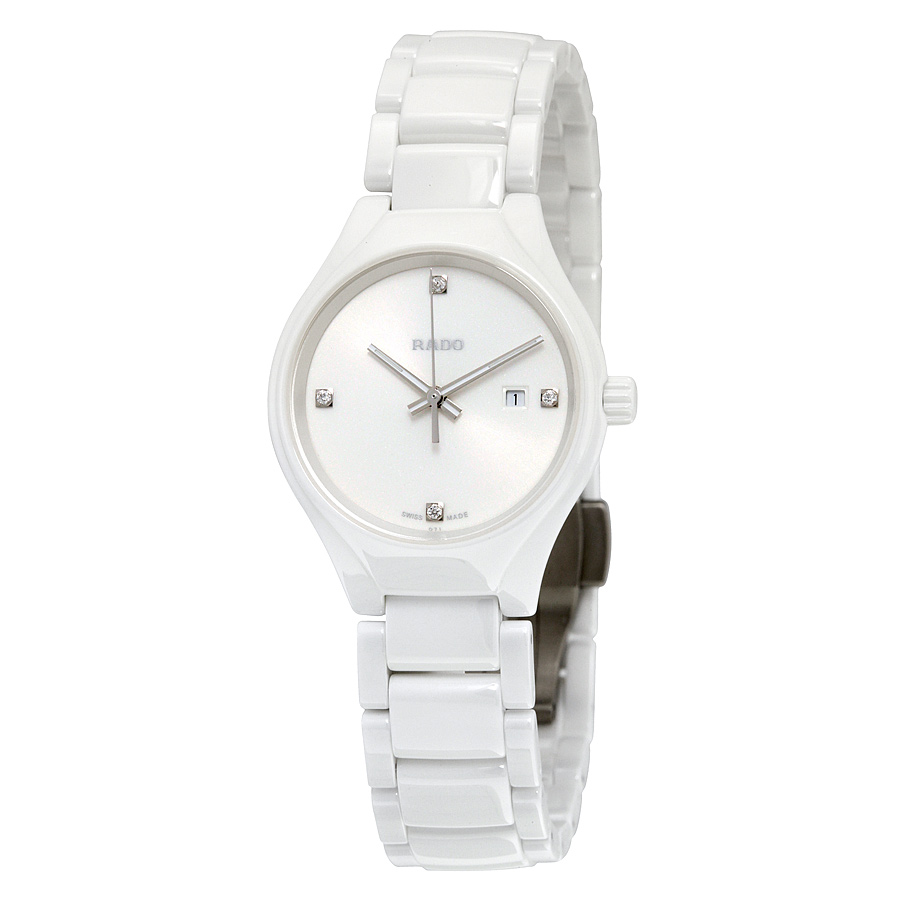 Rado R27061712 Clone Swiss Movement White Face Stainless Steel Lady's Watch