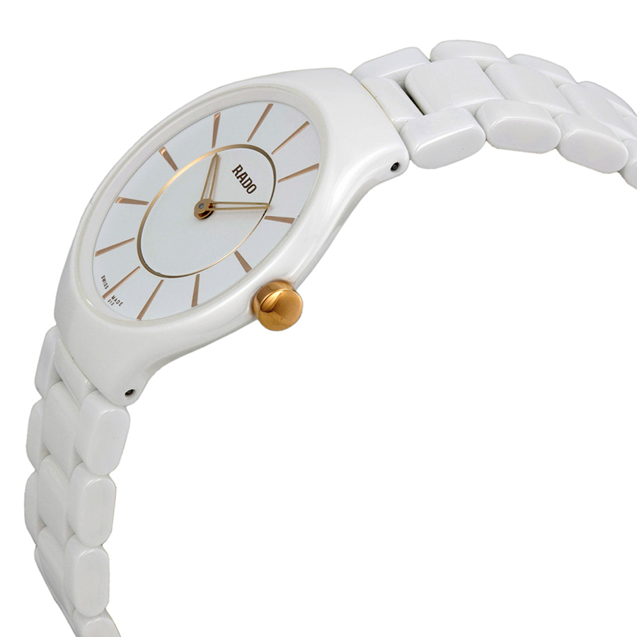 Rado R27958102 Clone Swiss石英 White Ceramic Automatic Chronograph Watch