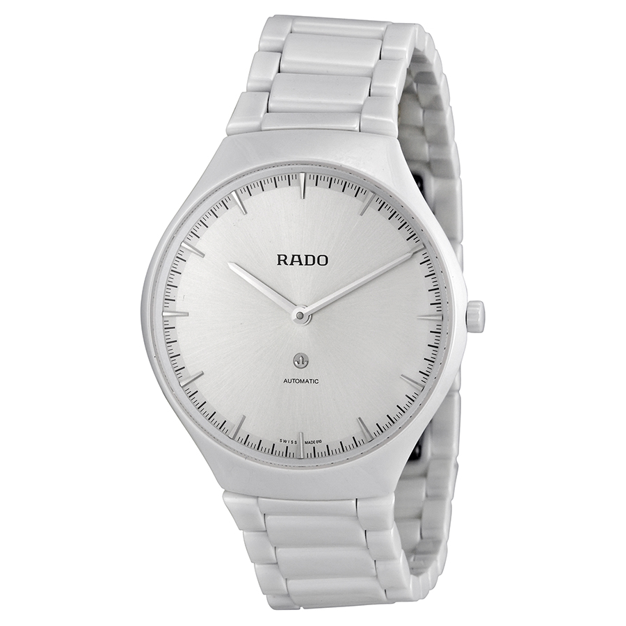 Rado TRUE Clone 27970102 White Ceramic Automatic Diver Watch