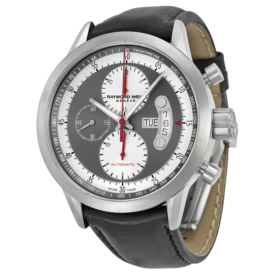 Raymond Weil 7745-TIC-05659 Mens Chronograph Automatic Silver Dial Watch