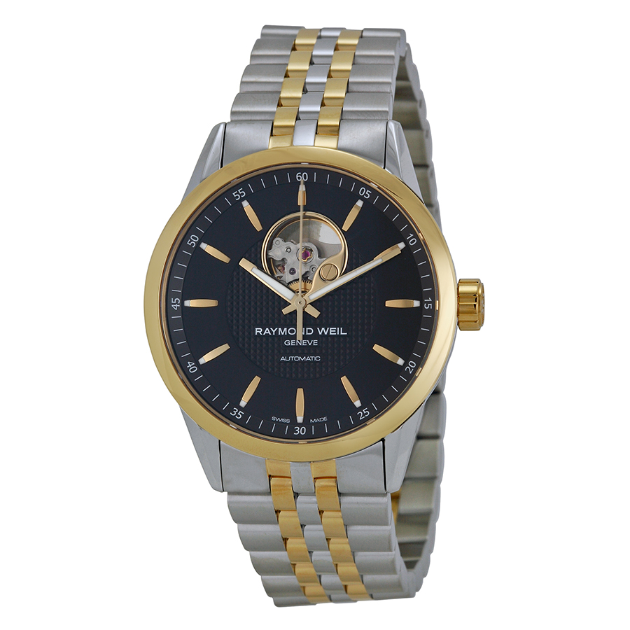 Raymond Weil Freelancer 2710 Skeletal Dial Black Chronograph Replica Watch