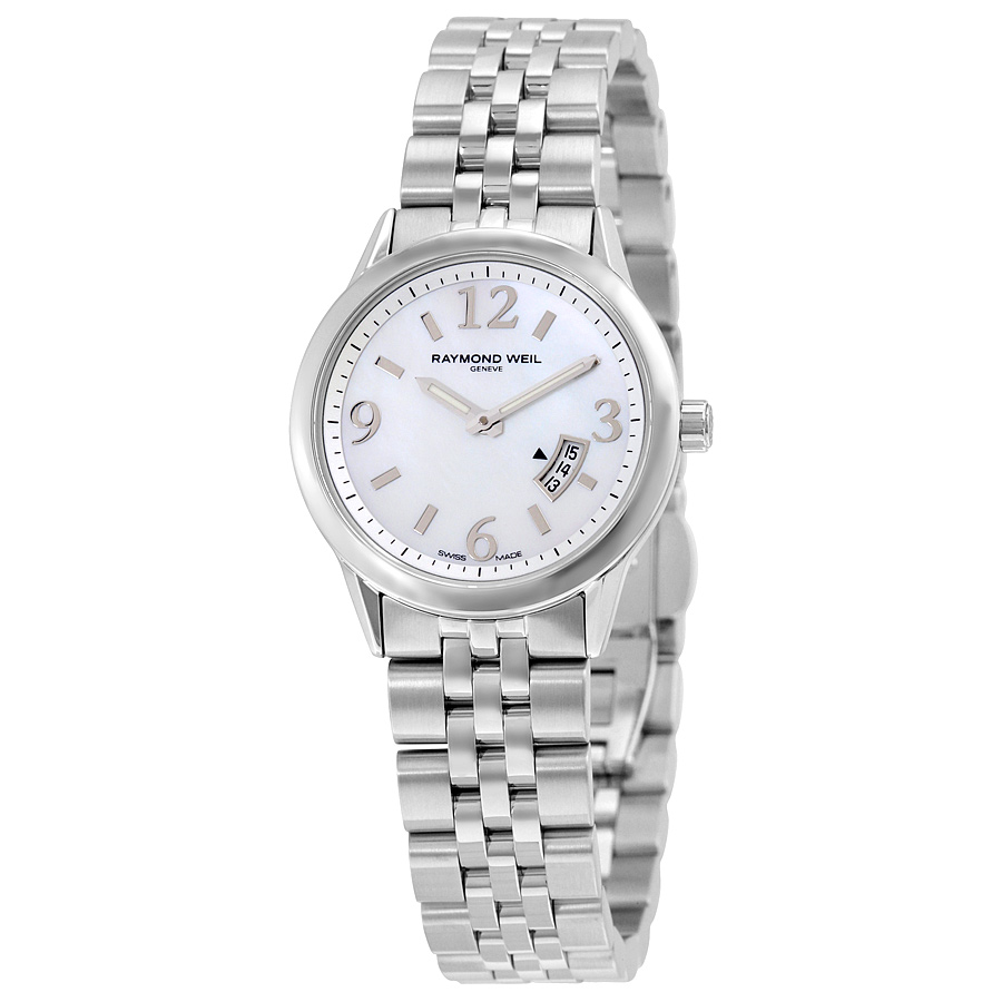Raymond Weil Freelancer Mother of Pearl Automatic Watch - 56mm Timepiece