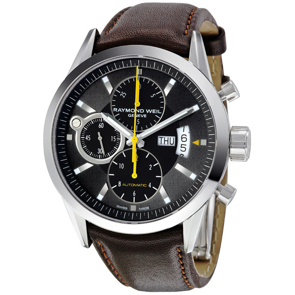 Raymond Weil Freelancer Steel Case Automatic Chronograph Blue Face Watch